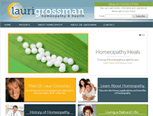 Tablet Screenshot of drlaurigrossman.com